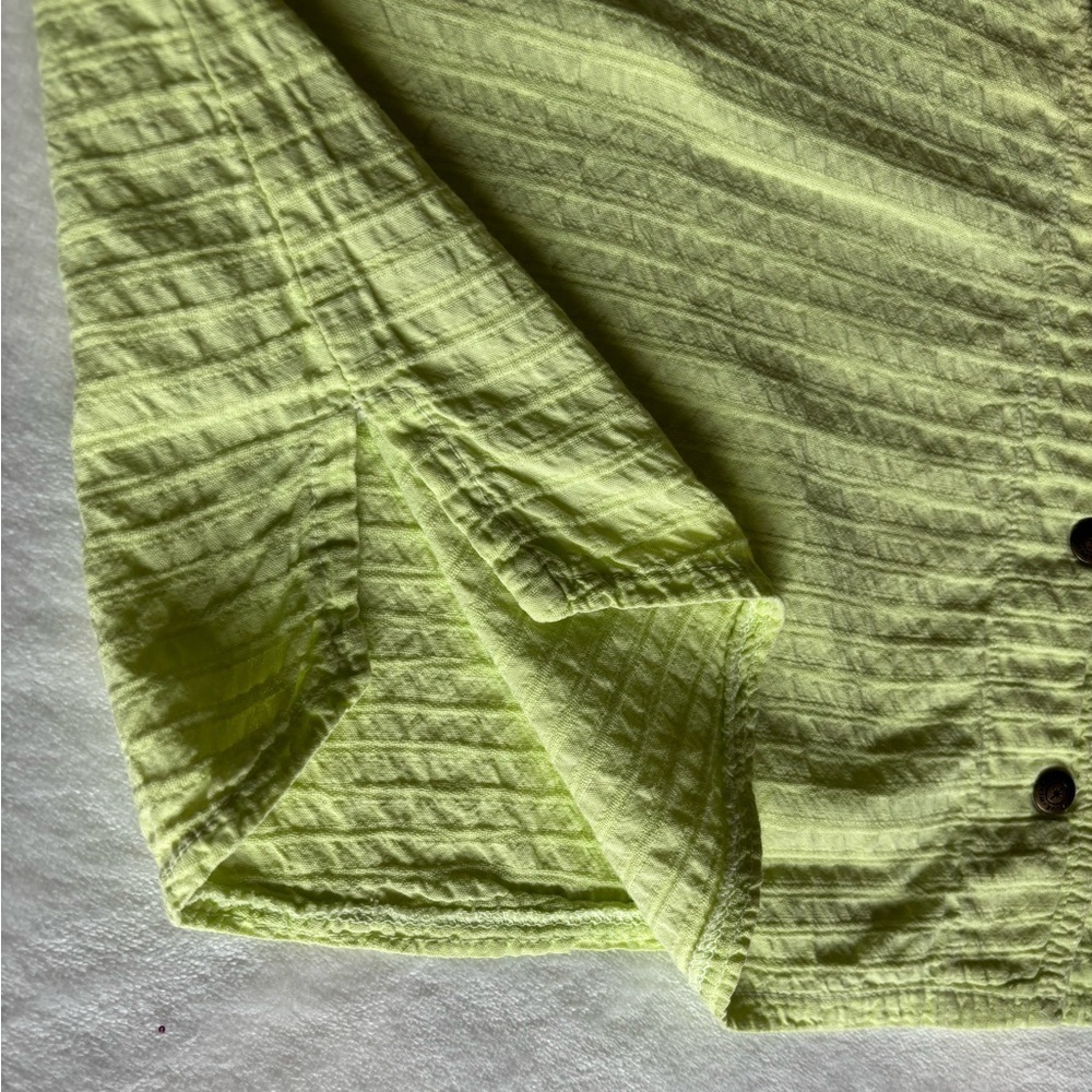 Ezzewear Light Green Top Size M Short sleeves Cotton - Picture 8 of 11